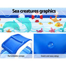Bestway Kids Pool 213x155x132cm Inflatable Swimming w/ Canopy Play Pools 282L - RnR Galore