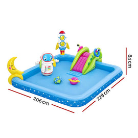 Bestway Kids Pool 228x206x84cm Inflatable Above Ground Swimming Play Pools 308L - RnR Galore