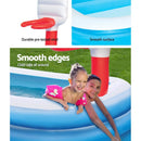 Bestway Kids Pool 251x168x102cm Inflatable Above Ground Swimming Play Pools 636L - RnR Galore