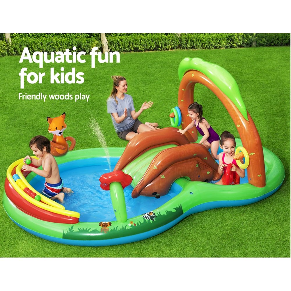 Bestway Kids Pool 295x199x130cm Inflatable Above Ground Swimming Play ...