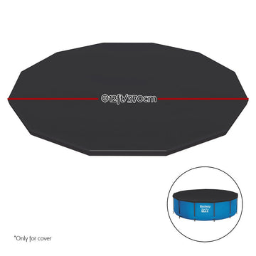 Bestway Pool Cover Fits 3.66m/12ft Round Swimming Pool PVC Blanket 3.7m - RnR Galore