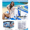 Bestway Pool Float Island Inflatable Lounge 6 - person Seat Canopy - RnR Galore