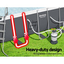 Bestway Swimming Pool 404x201x100cm Steel Frame Above Ground Pools Filter Pump Ladder 6478L - RnR Galore