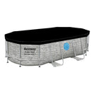 Bestway Swimming Pool 427x250x100cm Steel Frame Above Ground Pools Filter Pump Ladder 7250L - RnR Galore