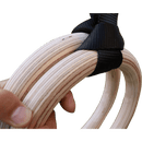 Birch Wood Gymnastic Rings with Adjustable Straps – Strength & Calisthenics Training - RnR Galore