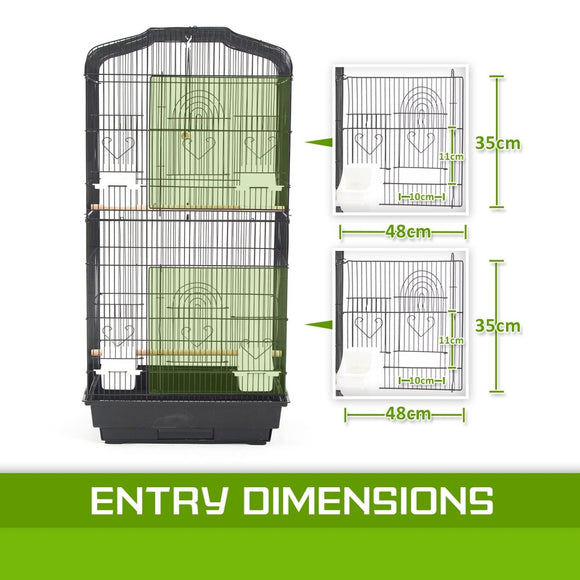 Bird Cage Parrot Aviary 2IN1 Design VEER 92cm - RnR Galore
