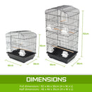 Bird Cage Parrot Aviary 2IN1 Design VEER 92cm - RnR Galore