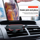 Car Phone Holder Metal Gravity 360 Universal Rotation Ball Air Vent Cellphone Stand(Dark Grey) - RnR Galore