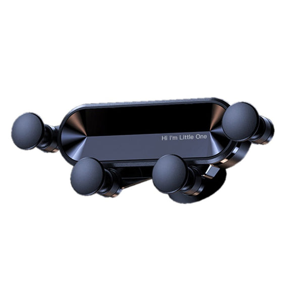 Car Phone Holder Metal Gravity 360 Universal Rotation Ball Air Vent Cellphone Stand(Dark Grey) - RnR Galore
