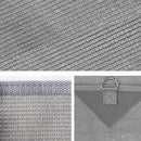 Caravan Privacy Screen Roll Out Awning 4.3X1.95M End Wall Side Sun Shade Grey - RnR Galore