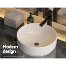 Cefito Bathroom Basin Ceramic Vanity Sink Hand Wash Bowl 35x12cm - RnR Galore