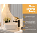 Cefito Bathroom Basin Ceramic Vanity Sink Hand Wash Bowl 35x12cm - RnR Galore