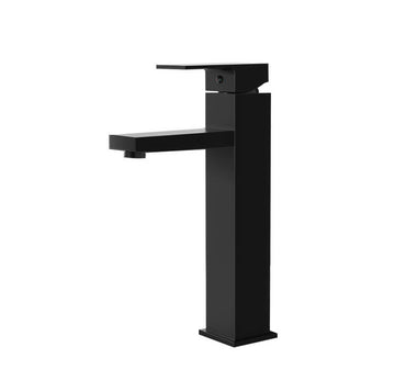 Cefito Bathroom Basin Mixer Tap Square Tall Faucet Vanity Laundry Black - RnR Galore