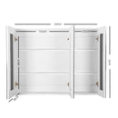 Cefito Bathroom Mirror Cabinet 1200x720mm White - RnR Galore