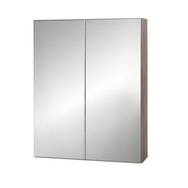 Cefito Bathroom Mirror Cabinet 600x720mm Oak - RnR Galore