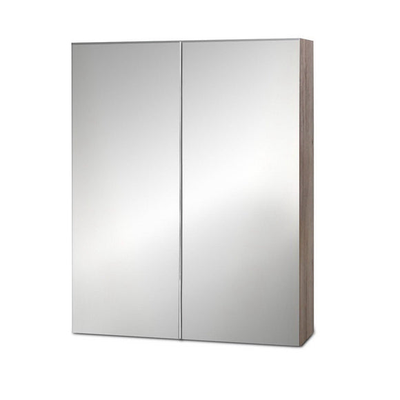 Cefito Bathroom Mirror Cabinet 600x720mm Oak - RnR Galore