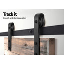 Cefito Sliding Barn Door Hardware Track Set 2.44m - RnR Galore