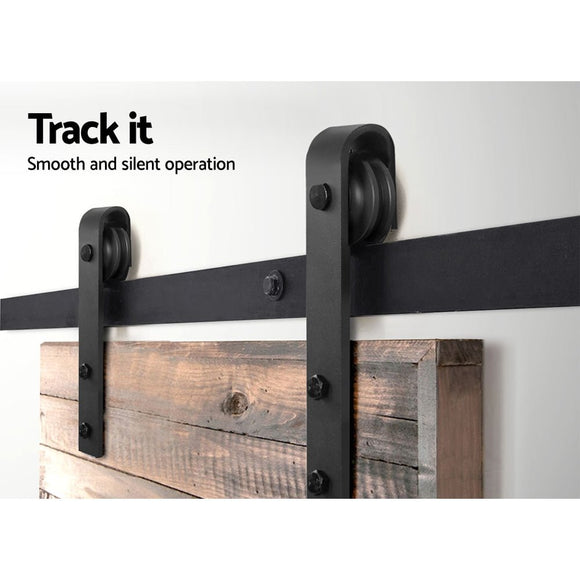 Cefito Sliding Barn Door Hardware Track Set 4m - RnR Galore