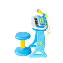 Children's Electronic Keyboard with Stand (Blue) Musical Instrument Toy - RnR Galore