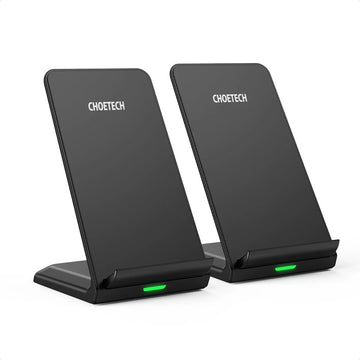 CHOETECH MIX00093 Fast Wireless Charging Stand 10W Qi - Certified T524S 2 - Pack - RnR Galore