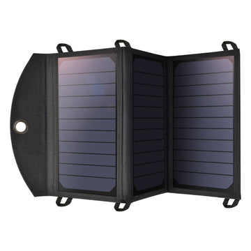 CHOETECH SC001 19W Portable Solar Panel Charger SunPower Panels Dual USB Charger for Camping/RV/Outdoors - RnR Galore