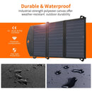 CHOETECH SC001 19W Portable Solar Panel Charger SunPower Panels Dual USB Charger for Camping/RV/Outdoors - RnR Galore