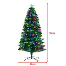Christabelle 1.2m Enchanted Pre Lit Fibre Optic Christmas Tree Stars Xmas Decor - RnR Galore