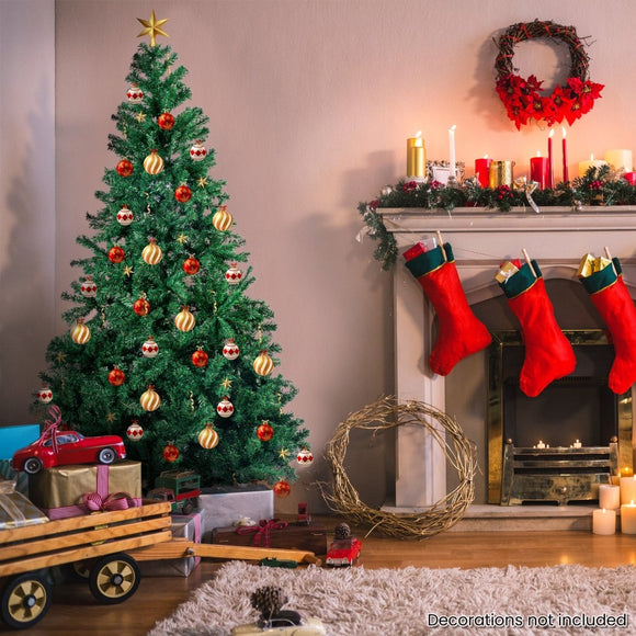 Christabelle Christmas Tree Decor 1.2m Xmas Decorations - 300 Tips Green - RnR Galore
