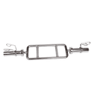 Chrome Olympic Tricep Bar Barbell Heavy Duty with Spring Collars - RnR Galore