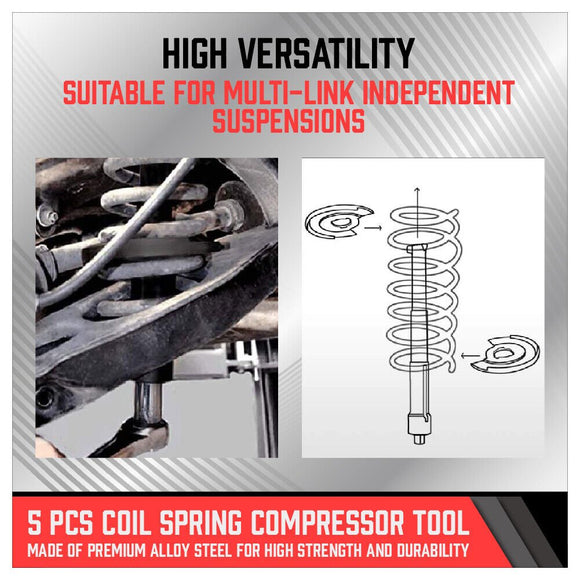 Coil Spring Compressor Tool Strut Front Rear Suspension Repair for Mercedes Benz - RnR Galore