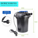 Combo Aquarium Garden Filter 10000L/H + Submersible Water Pump 16000L/H - RnR Galore