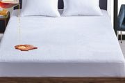 coral fleece waterproof fitted mattress protector king single - RnR Galore
