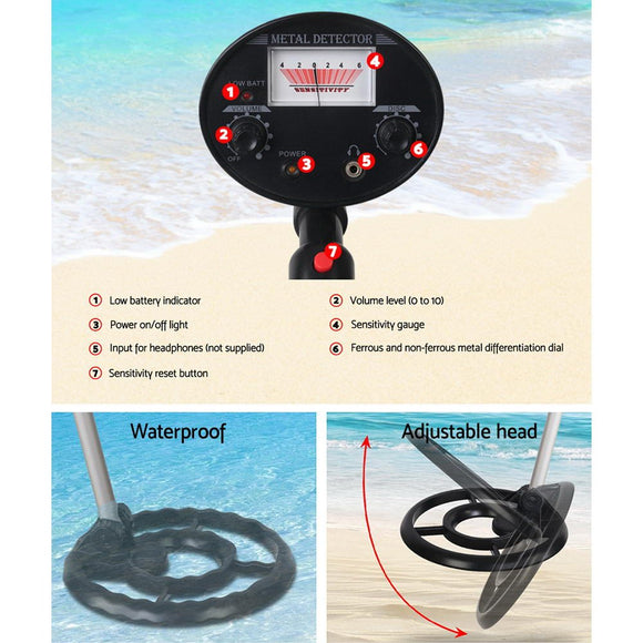 Deep Metal Detector - Black - RnR Galore