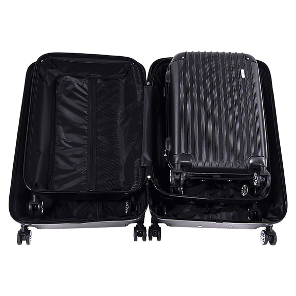 Delegate Suitcases Luggage Set 20" 24" 28"Carry On Trolley TSA Travel Bag - RnR Galore