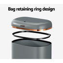Devanti 38L Motion Sensor Bin Rubbish Automatic Grey - RnR Galore