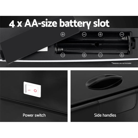 Devanti 45L Motion Sensor Bin Rubbish Automatic Black - RnR Galore