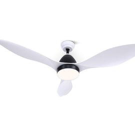 Devanti 48'' Ceiling Fan DC Motor w/Light w/Remote - White - RnR Galore