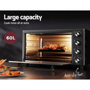 Devanti 60L Convection Oven Electric Fryer Ovens 2000W - RnR Galore