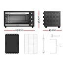 Devanti 60L Convection Oven Electric Fryer Ovens 2000W - RnR Galore