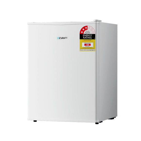 Devanti 70L Portable Mini Bar Fridge - White - RnR Galore