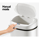 Devanti 82L Motion Sensor Bin Rubbish Automatic White - RnR Galore
