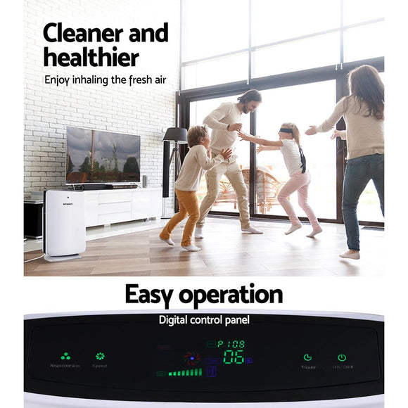 Devanti Air Purifier 3 Stage HEPA w/Replacement Filter - RnR Galore