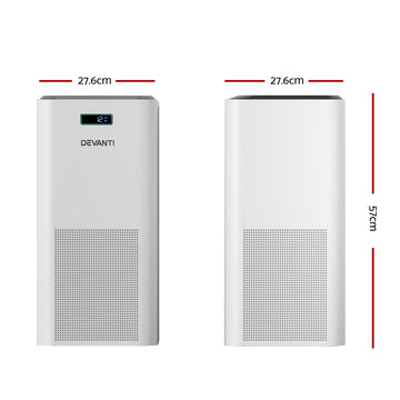Devanti Air Purifier Home Purifiers HEPA Filter - RnR Galore