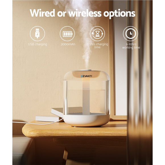 Devanti Aroma Diffuser Aromatherapy Humidifier 1L - RnR Galore