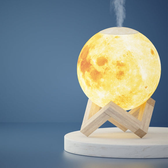 Devanti Aroma Diffuser Aromatherapy Moon Lamp 880ml - RnR Galore