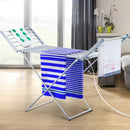 Devanti Electric Heated Towel Rail Rack 18 Bars Freestanding Clothes Dry Warmer - RnR Galore