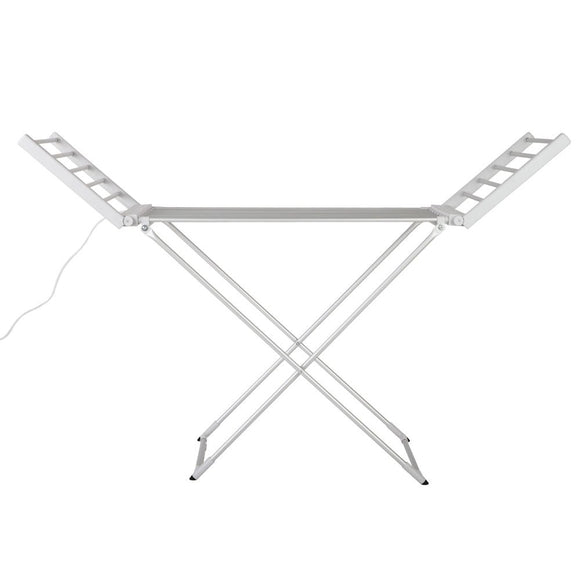 Devanti Electric Heated Towel Rail Rack 18 Bars Freestanding Clothes Dry Warmer - RnR Galore