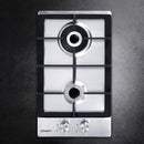 Devanti Gas Cooktop 30cm 2 Burner Silvir - RnR Galore