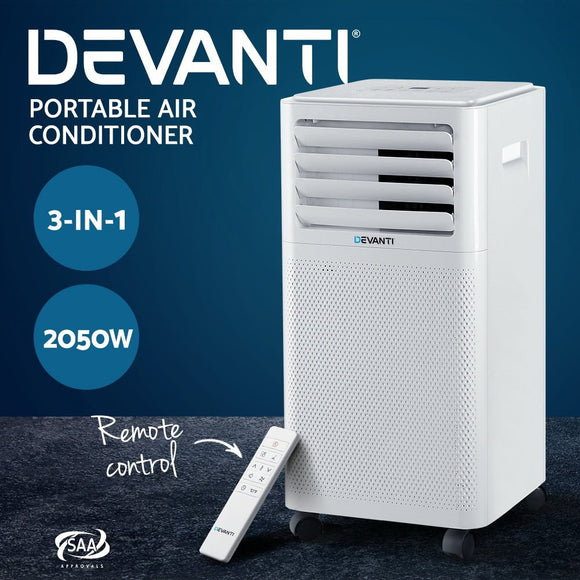 Devanti Portable Air Conditioner 7000BTU - RnR Galore