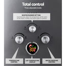 Devanti Portable Gas Water Heater 8L/Min With Pump LPG System Grey - RnR Galore